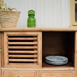 Buffet with sliding doors and drawers