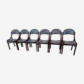 Lot de 6 chaises bistrot baumann