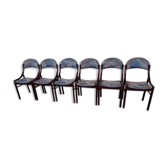 Lot de 6 chaises bistrot baumann