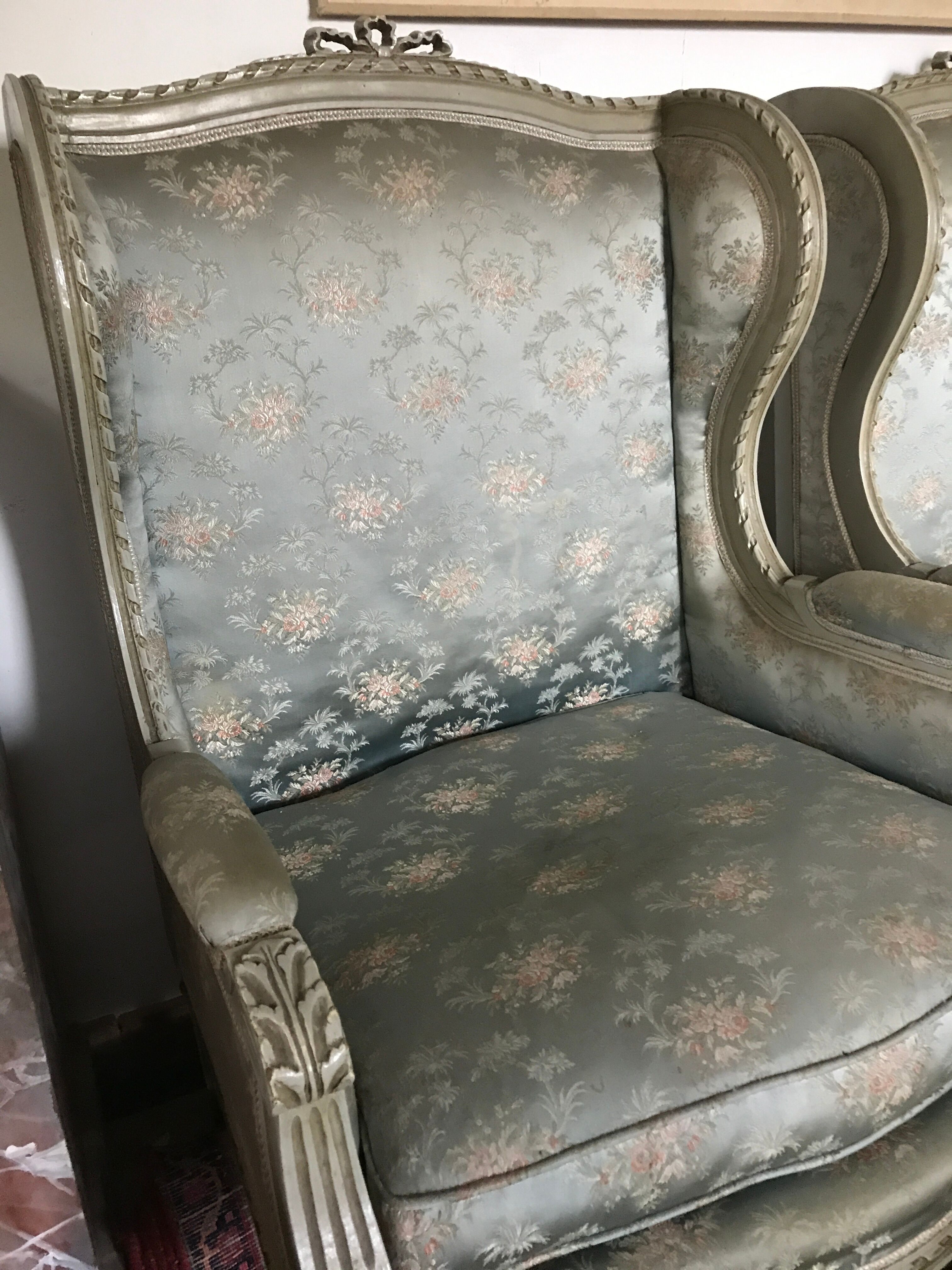 Pair of bergères XIXth