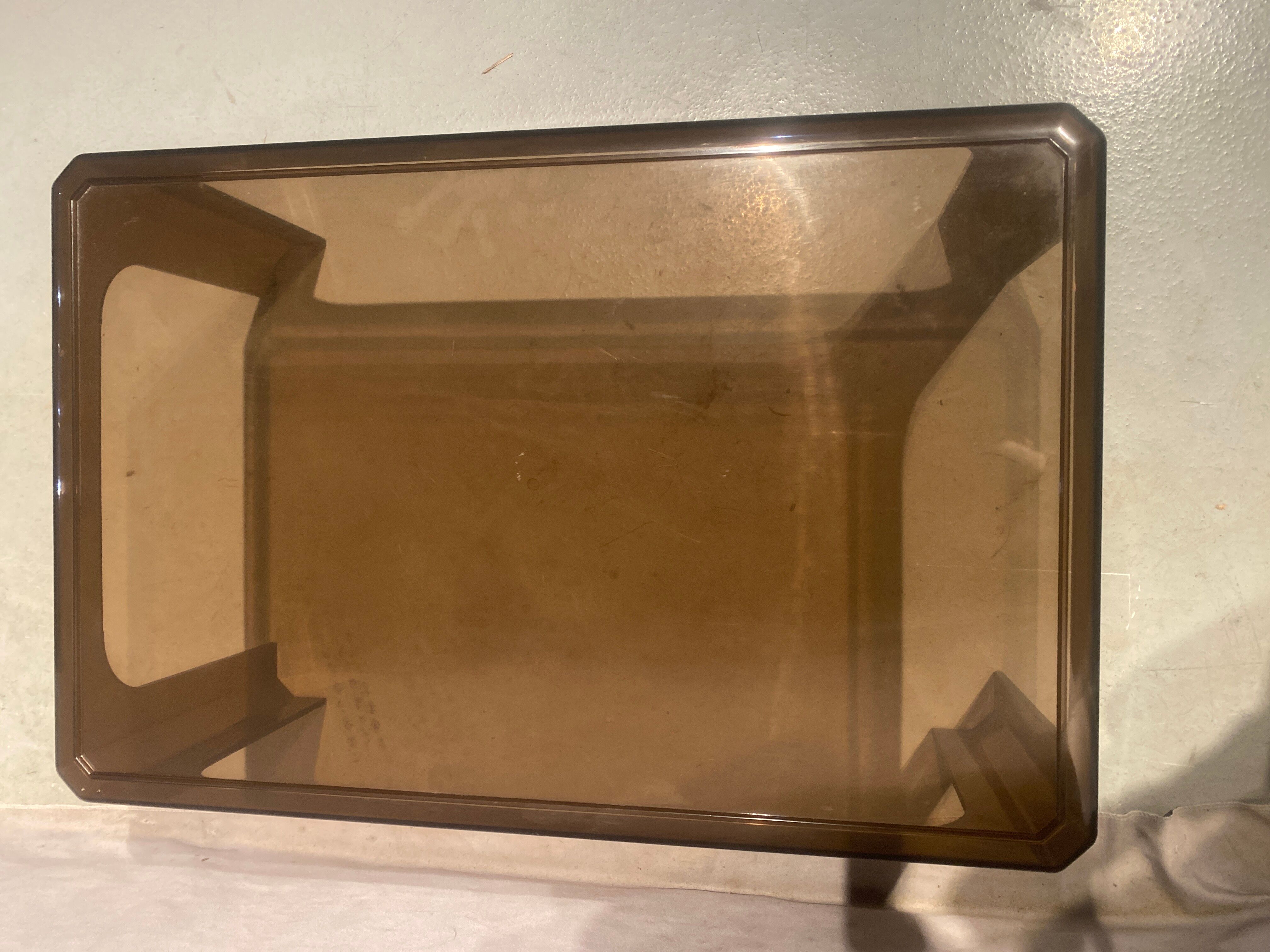 Plexiglas coffee table