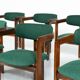 Lot de 8 chaises Pamplona par Augusto Savini pour Pozzi, Italie, années 1960