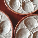 Lot 6 St Clement oyster plates