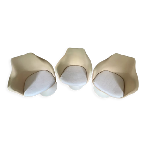 3 fauteuils tulip