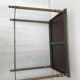 Tables with floorless smoked glass tray 50-60 years