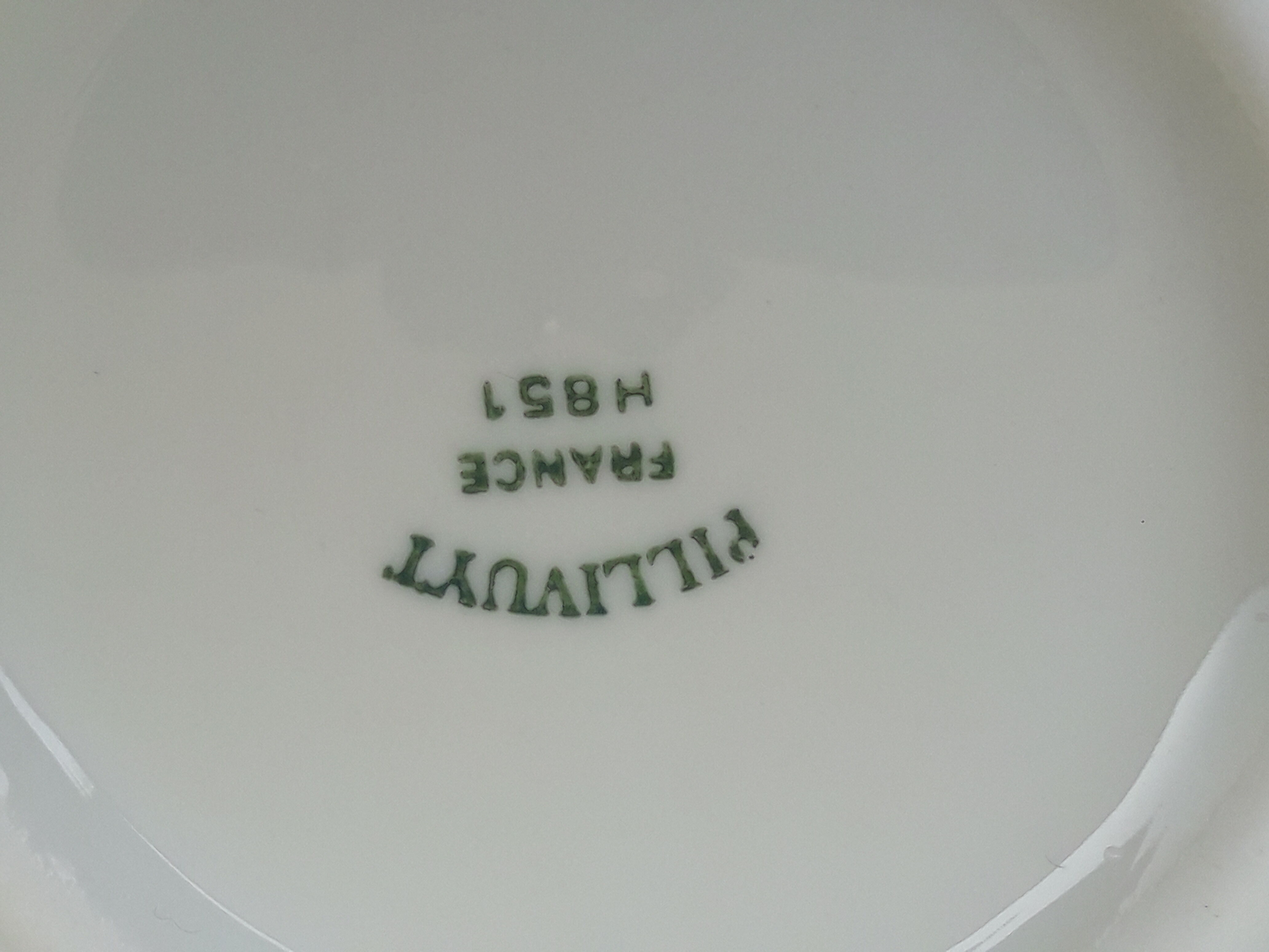 3 PILLIVUYT porcelain snail plates