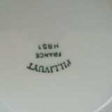 3 PILLIVUYT porcelain snail plates