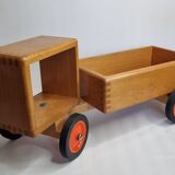 Vintage pulling truck, sleek design 70s-80s