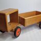 Vintage pulling truck, sleek design 70s-80s