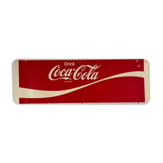 Double-sided metal plate coca cola