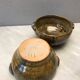 Vintage enamelled sandstone bowls