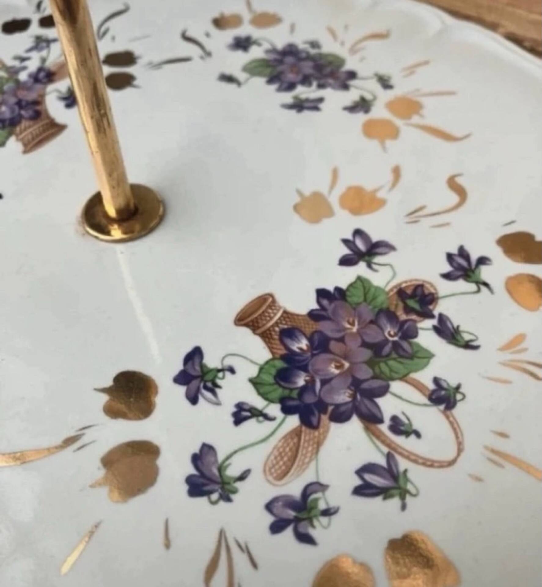 Dessert stand Revolution porcelain manufacture