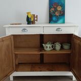 White Parisian buffet