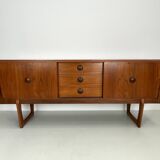Very rare model of vintage sideboard from the 1960s made of teak wood.