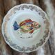 12 antique "Royal" dinner plates + 1 dish