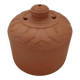 Terracotta butter dish with dome