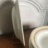 Set of 9 Lunéville hollow plates