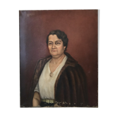 E.Chambefort oil portrait