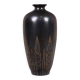Art Deco brassware vase