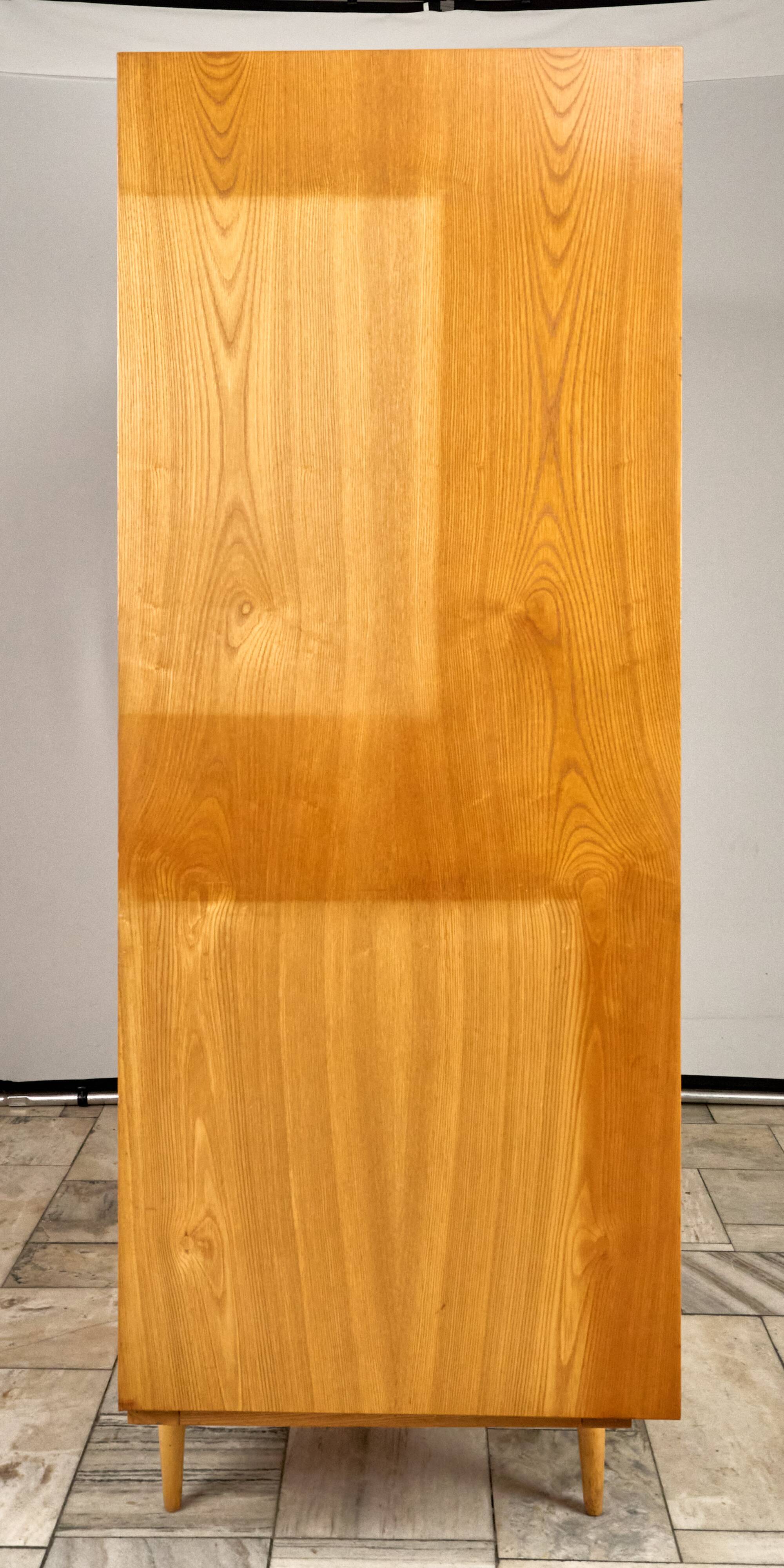 Vintage Wardrobe with sliding doors, 1960s, Czechoslovakia