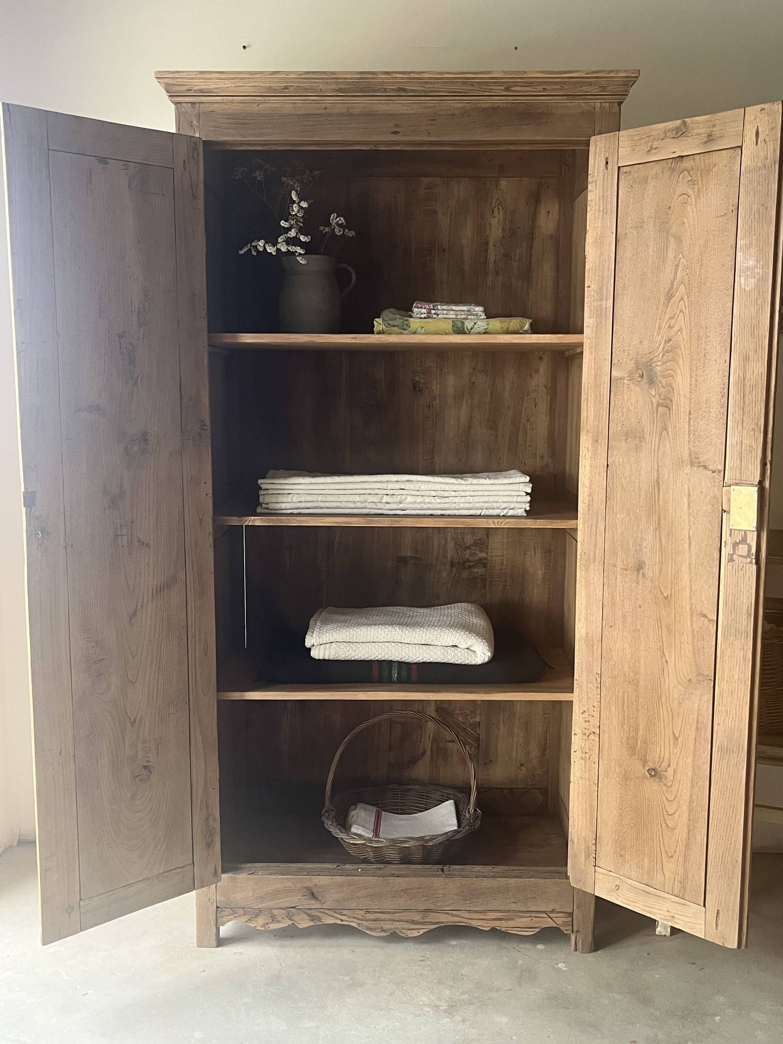 Antique chestnut wardrobe