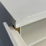 Antique geometric brutalist sideboard design from the 60s Musterring
