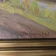Vintage Impressionist Landscape Oil Painting by Holger Havrehed