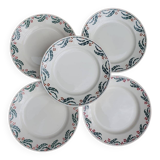 Assiettes lunéville houx