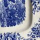 “Romantic” Sarreguemines serving dish