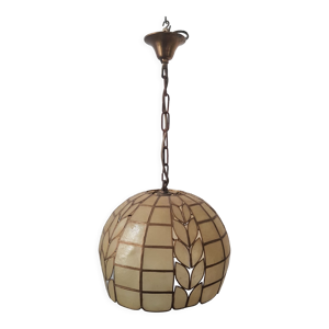 suspension en nacre et - laiton