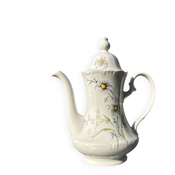 Cafetière vintage Porcelaine Winterling Röslau Bavaria – motif Marguer