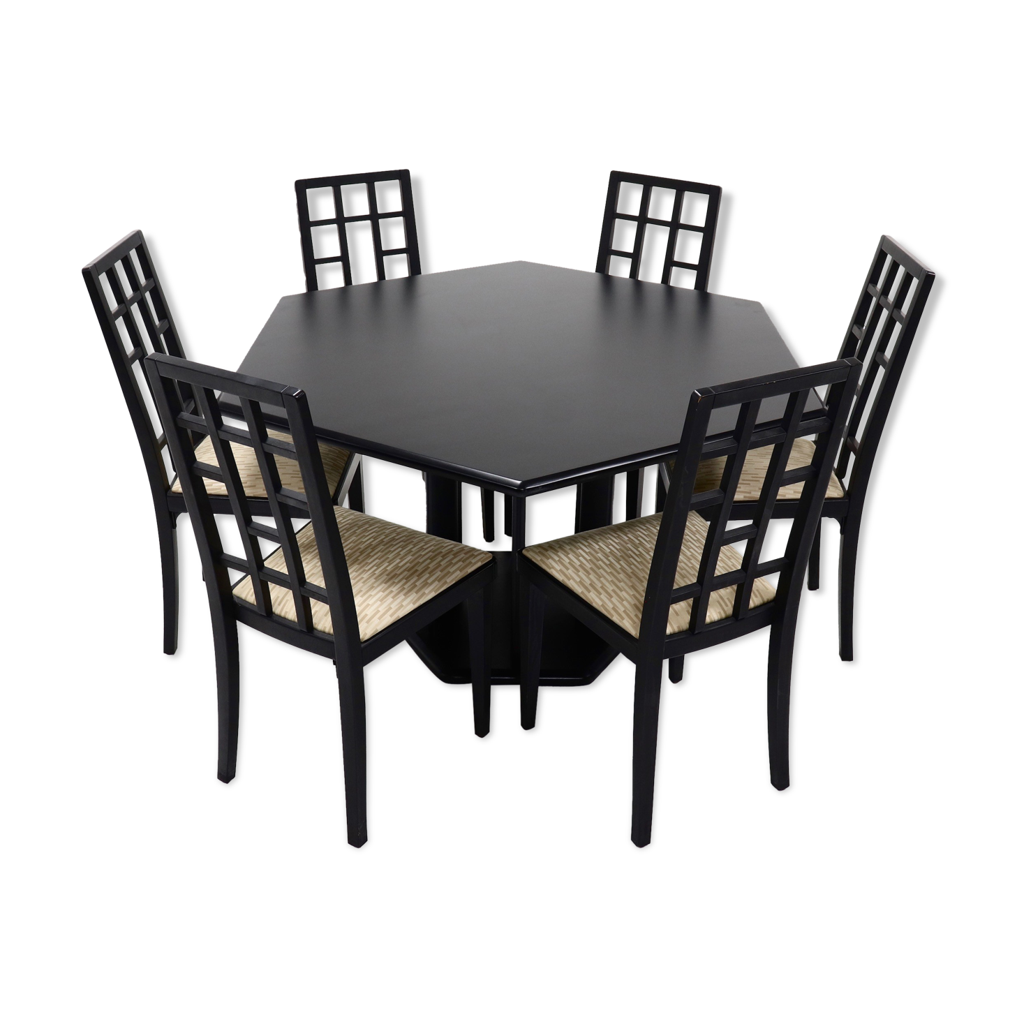 Post modern Thonet dining set by Ernst W. Beranek 1980s