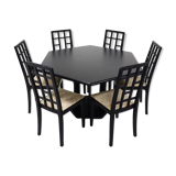 Post modern Thonet dining set by Ernst W. Beranek 1980s