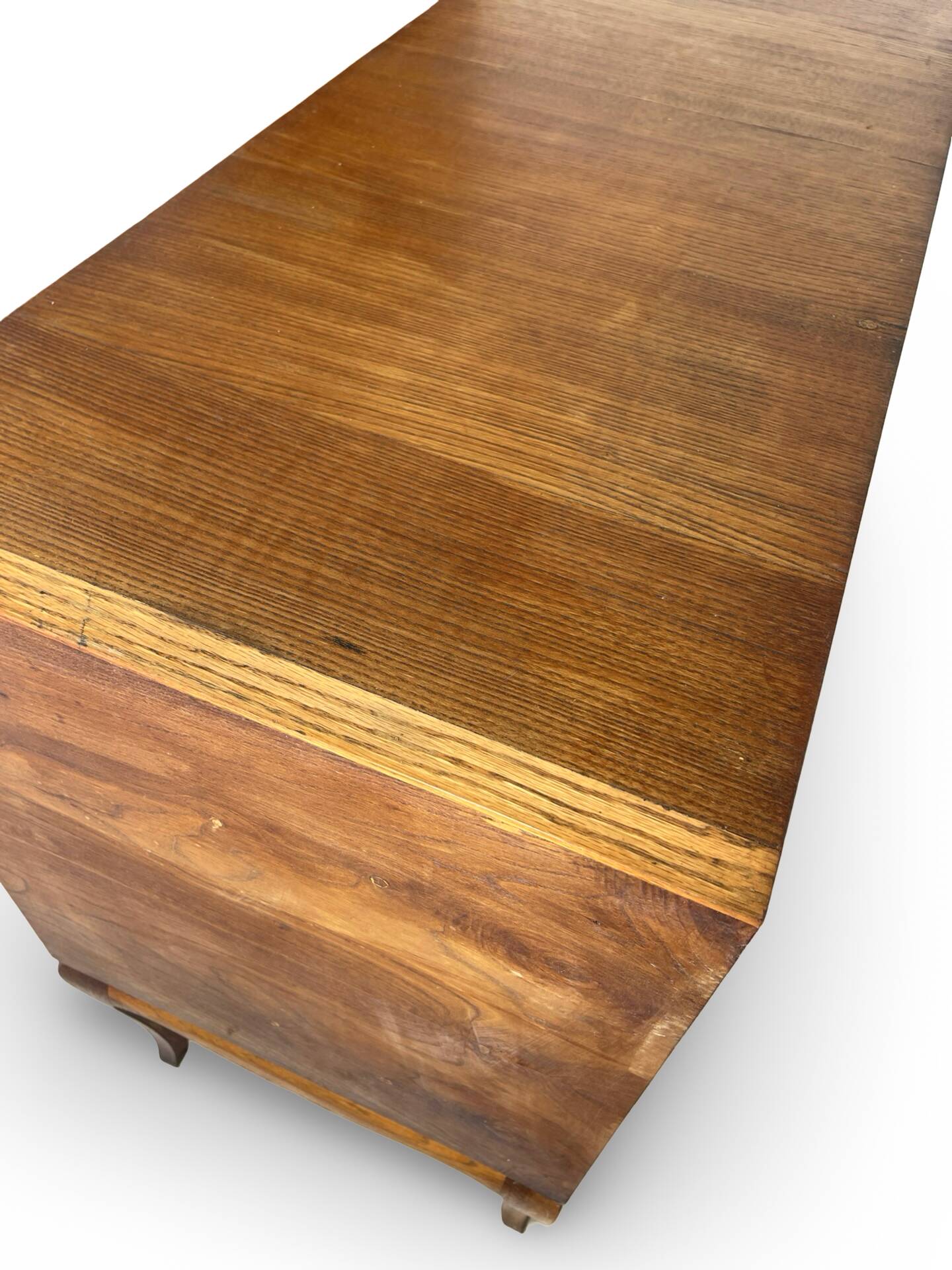 Italian Mid-Century cherrywood veneered and solid wood sideboard.