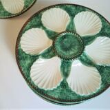 Serving of 6 oyster plates and 1 Longchamp dish