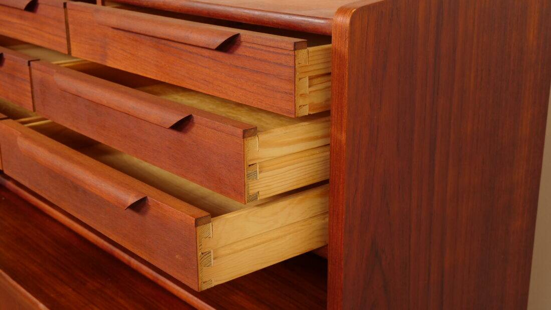 Vintage secretary | Teak | 90 cm | Danish design