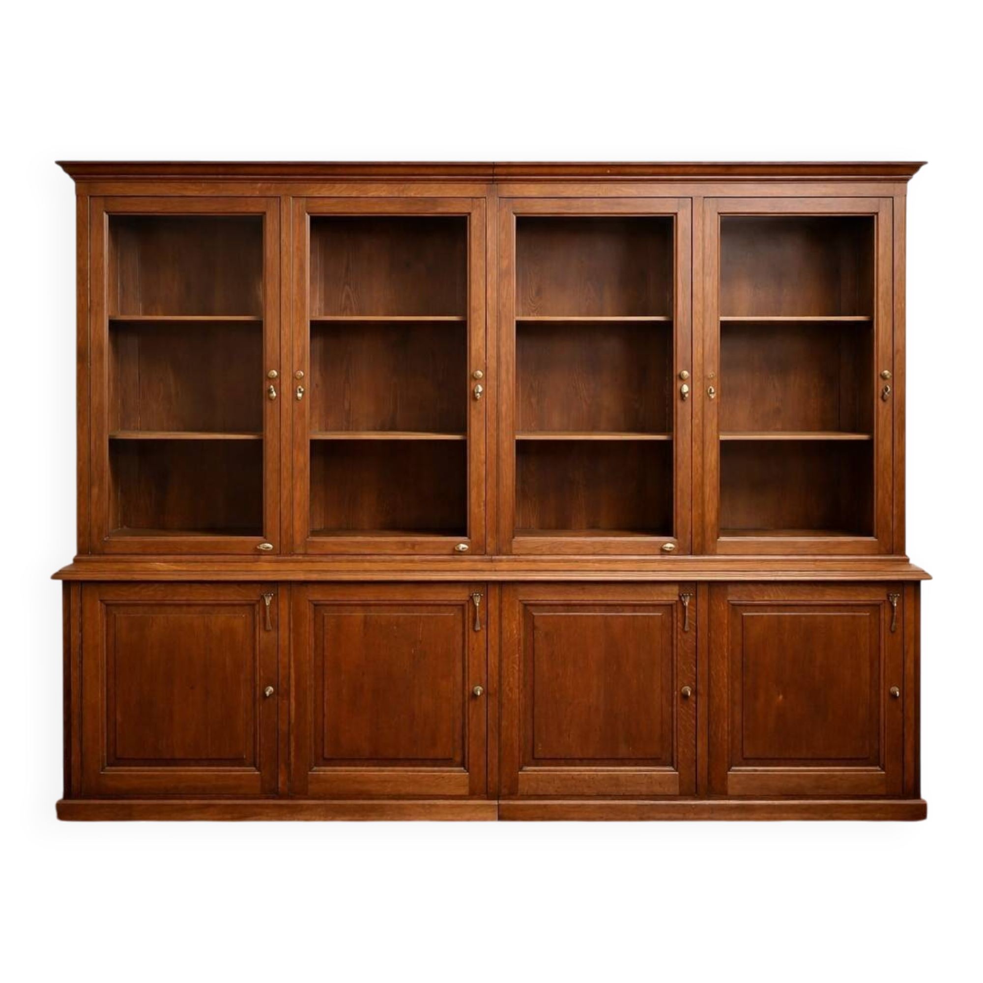 Very large oak shop library – late 19th century, Napoleon III