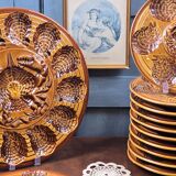 Oyster service Atelier du Revernay France – Vintage Barbotine