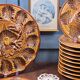 Service à huîtres Atelier du Revernay France – Barbotine vintage