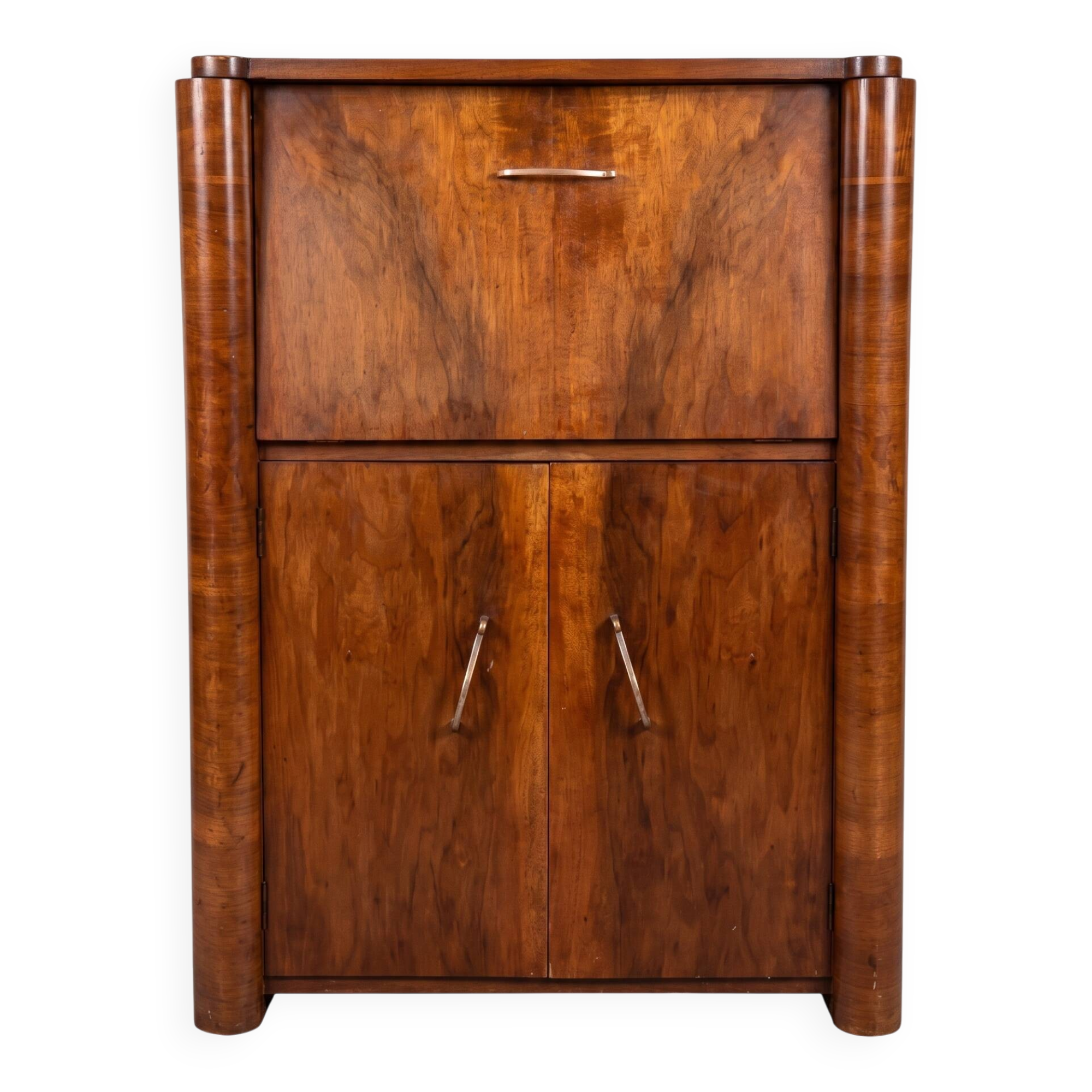 Antique bar cabinet on wheels