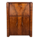 Antique bar cabinet on wheels