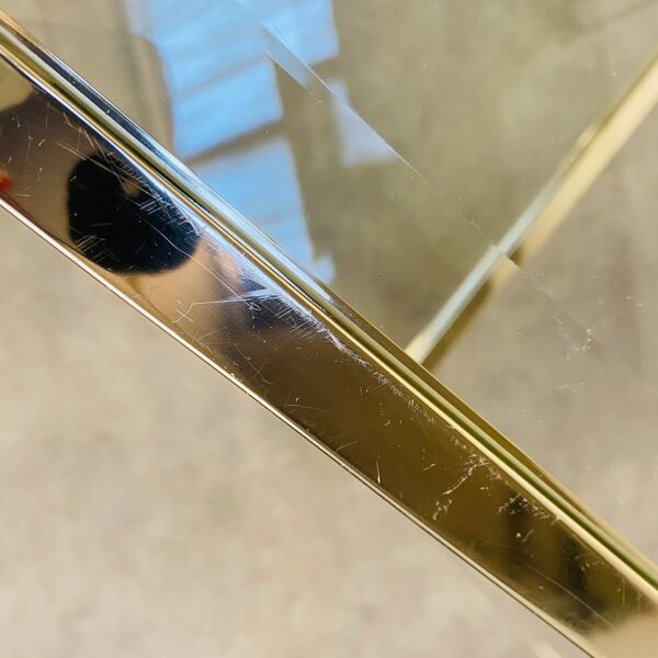 Table basse Pierre Vandel plexiglas carrée