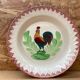 Old Choisy Leroi Ceramic Plate Rooster Decor