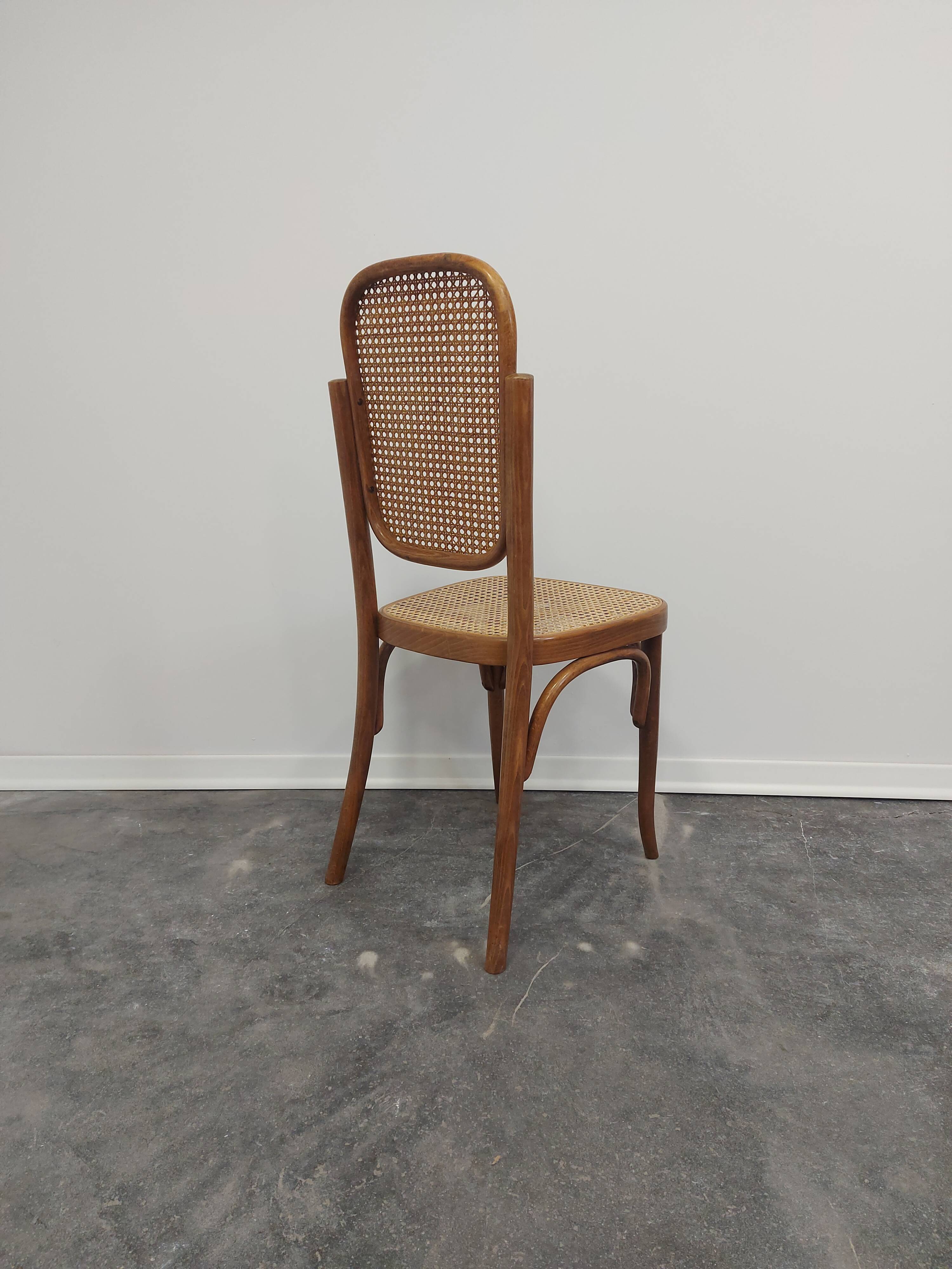 Chair, bentwood cane, 1960s