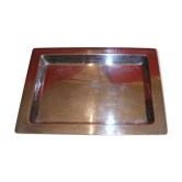 Silver metal tray ercuis art deco