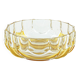 Pressed glass platter by Walther-Glas, geometric pattern, Germany, 1970s