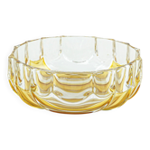 Pressed glass platter by Walther-Glas, geometric pattern, Germany, 1970s