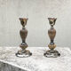 Paire de bougeoirs anciens