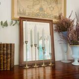 Set of 4 Scandinavian brass candlesticks