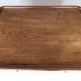 Side table on wheels in teak of Danish design from the 1960s